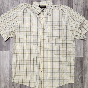 Ariat ProSeries Men's Yellow and Blue Western Button Down Shirt